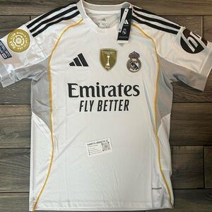 Real Madrid 25/26 Home Jersey | Club World Cup Badges | Size Medium